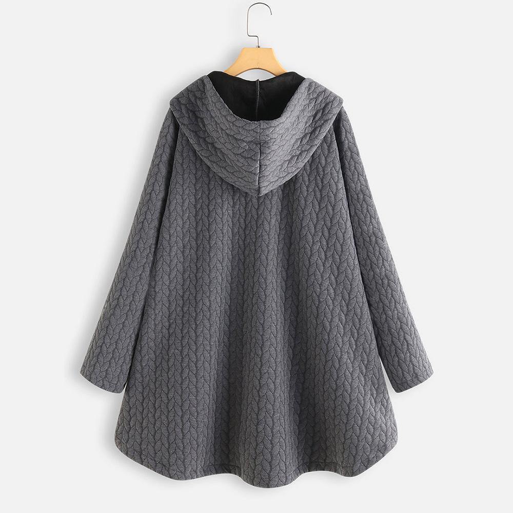 Chaqueta de algodón irregular de longitud media - MXbueno