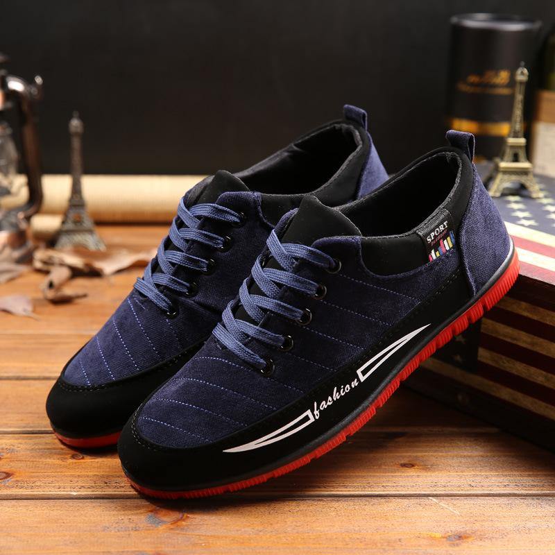 Hombre de tela con cordones Soft zapatos casuales - MXbueno