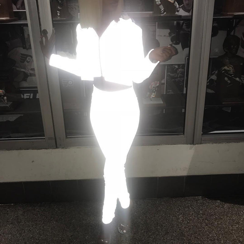 Traje Reflectante Con Costuras Con Cordón