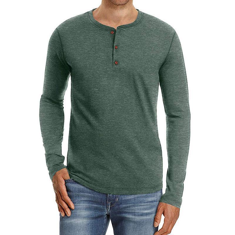 Camisa casual de manga larga para hombre - MXbueno