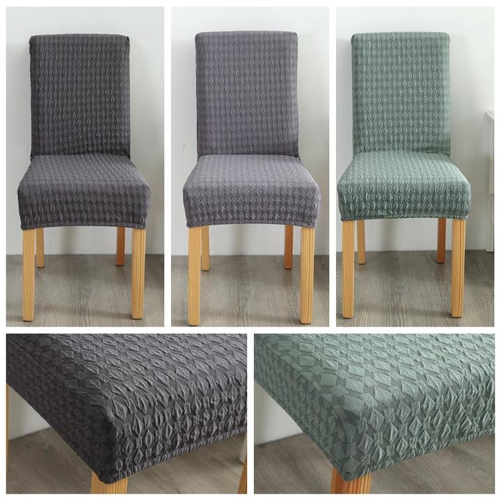 Fundas Para Sillas Jacquard Un Color Poliéster Fundas