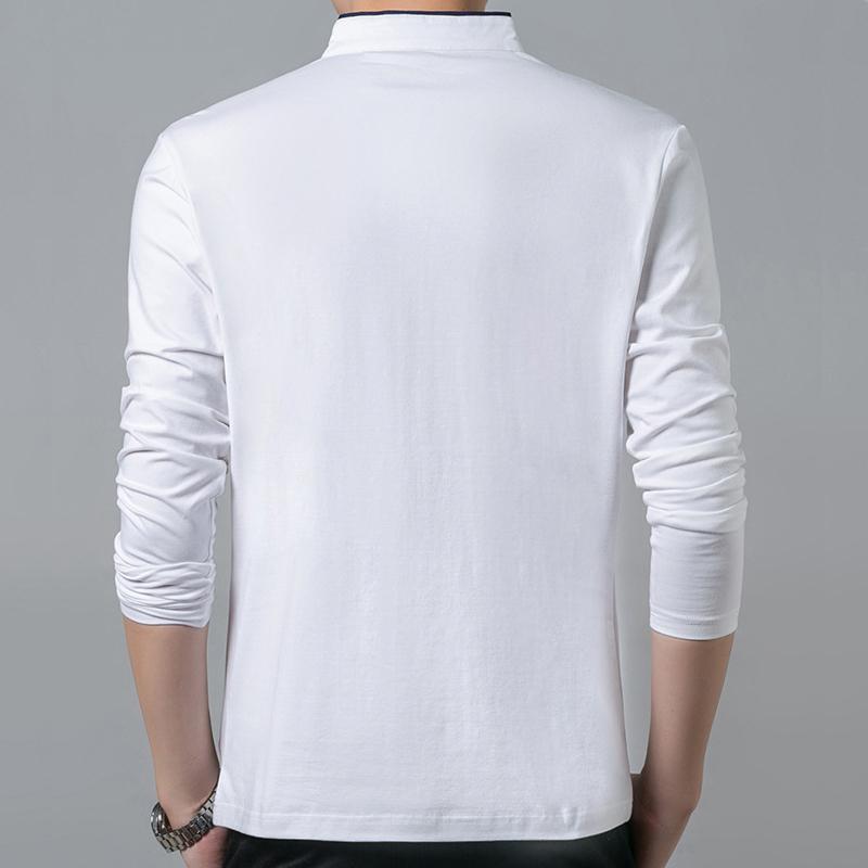 Camisa polo con cuello abotonado para hombre