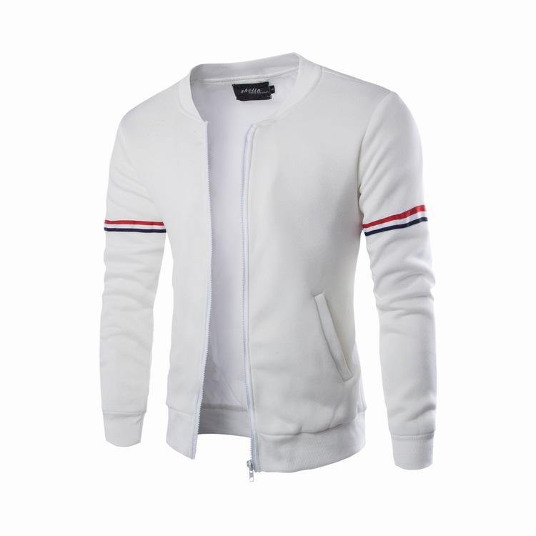 Suéter tipo cárdigan con cremallera para hombre - MXbueno