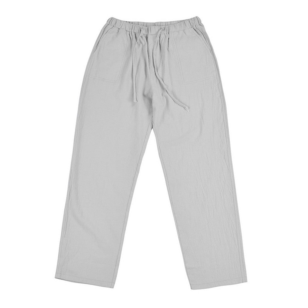 Multi colores pantalones de lino para hombre