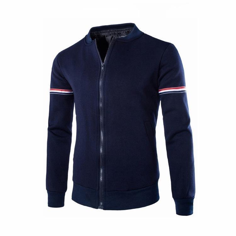 Suéter tipo cárdigan con cremallera para hombre - MXbueno
