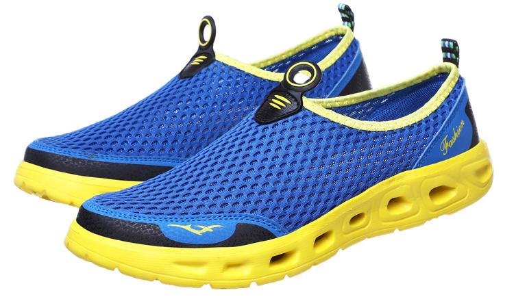 Hombres y Mujeres Honeycomb malla de secado rápido playa zapatos de agua