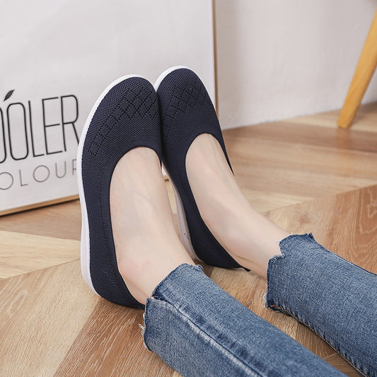 Zapatos Planos Transpirables De Moda