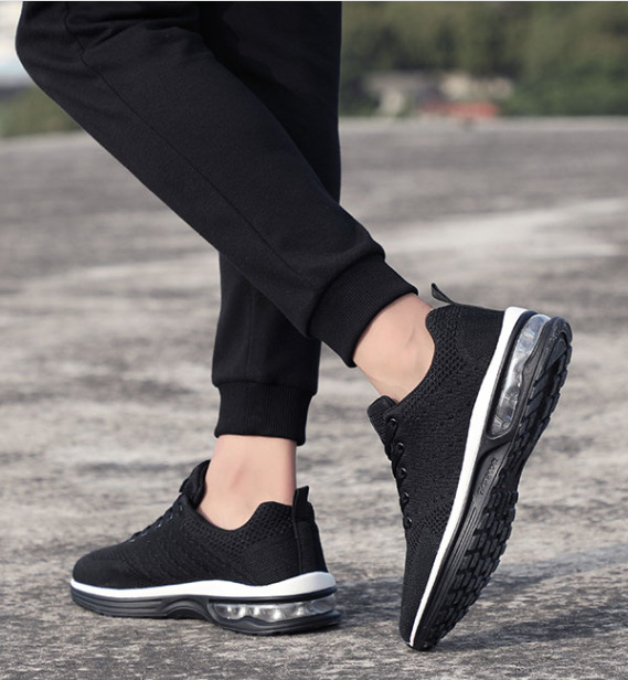 Zapatillas de tenis de plataforma de cojín de aire transpirable populares para hombre y mujer