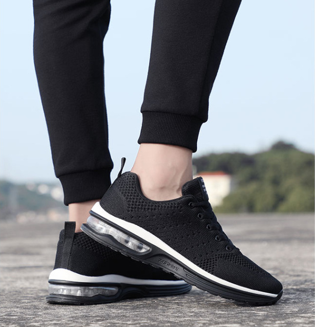 Zapatillas de tenis de plataforma de cojín de aire transpirable populares para hombre y mujer