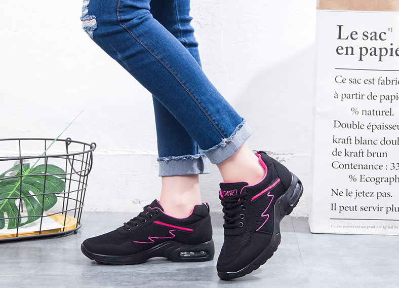 Zapatos de baile mujer adulto suave fondo de la red de la superficie fitness