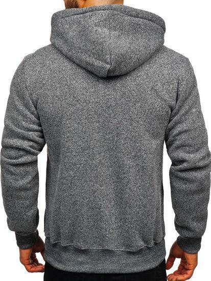 Chaqueta con capucha para hombres agarran un cárdigan de terciopelo - MXbueno