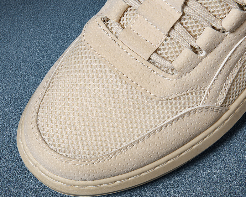 Zapatos casuales transpirables antideslizantes de empalme de tela PU para hombres - MXbueno
