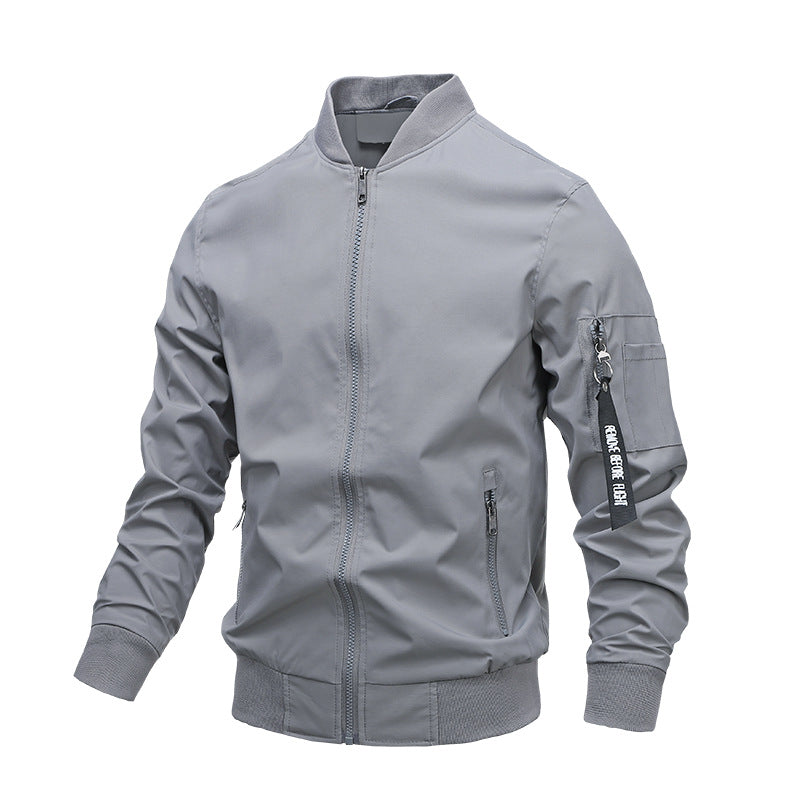 Chaqueta De Hombre Chaqueta Casual Chaqueta De Hombre De Moda De Color Sólido