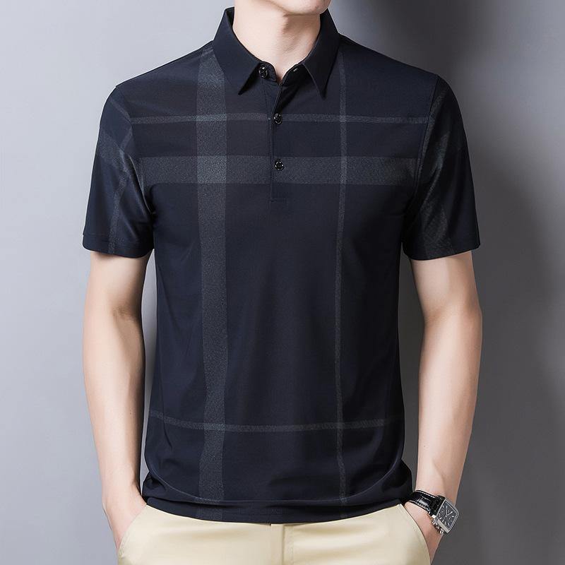 Polo de solapa casual de negocios de verano - MXbueno