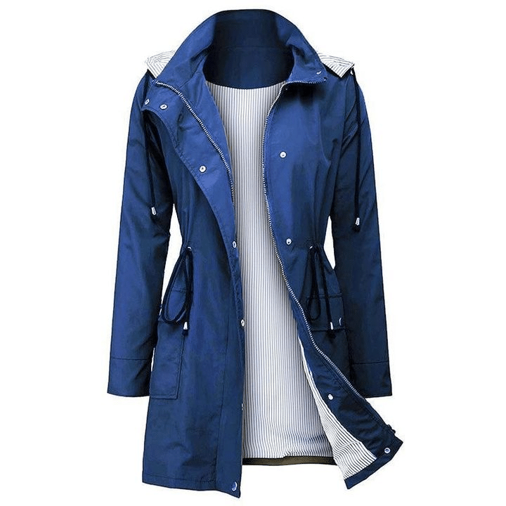 Chaqueta Impermeable Y Ligera Con Capucha Para Mujer