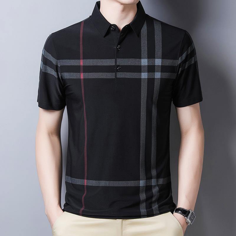 Polo de solapa casual de negocios de verano - MXbueno