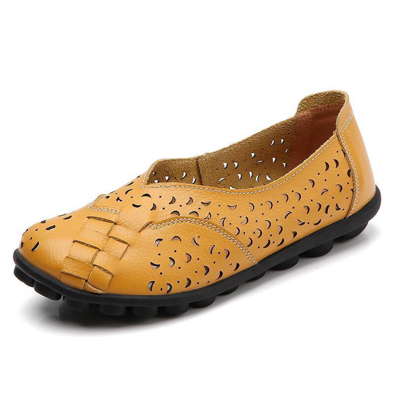 Señoras de costura mocasines cómodo y transpirable - MXbueno