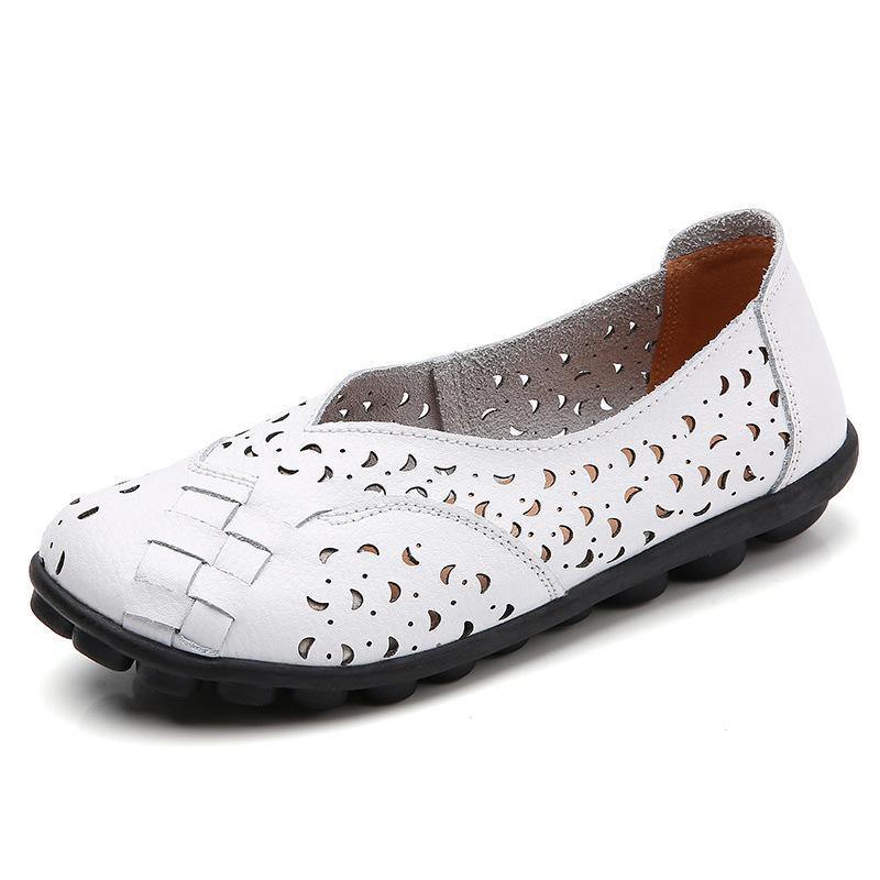 Señoras de costura mocasines cómodo y transpirable - MXbueno