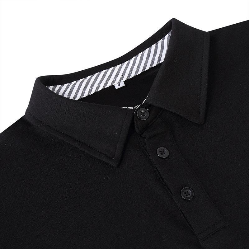 Polo de hombre de manga larga con solapa - MXbueno