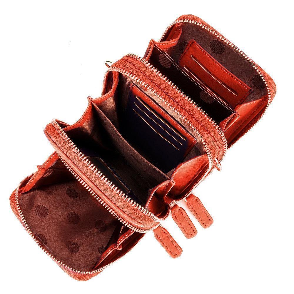BOLSO DE MANO DE CUERO PU PARA MUJER BOLSO DE TARJETA BOLSO DE TELÉFONO BOLSO BANDOLERA - MXbueno