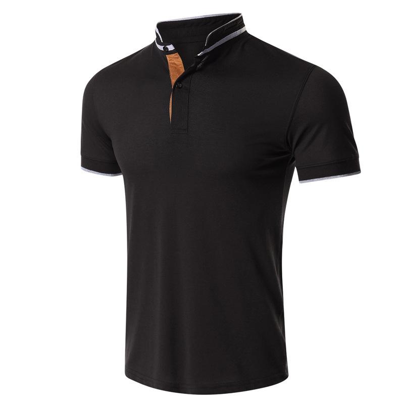 2021 playera tipo polo de alta costura para hombre con solapa