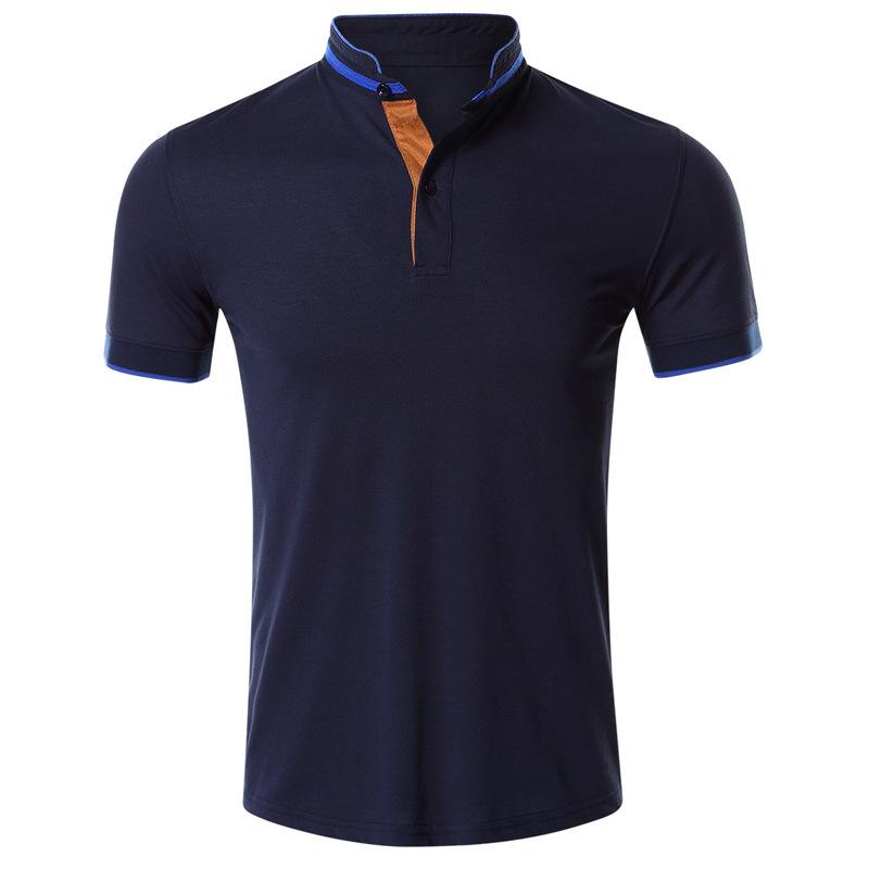 2021 playera tipo polo de alta costura para hombre con solapa