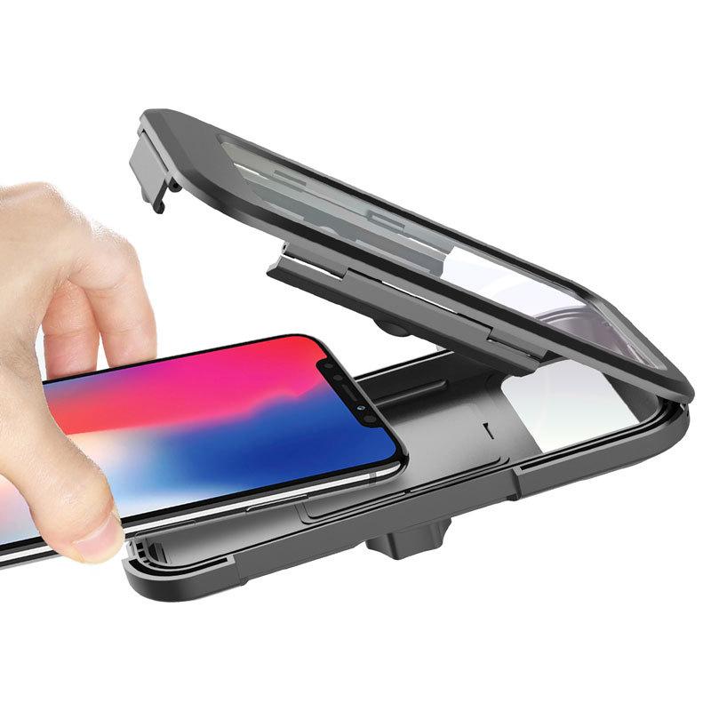 ADJUSTABLE WATERPROOF MOTORCYCLE BICYCLE MOBILE PHONE HOLDER
