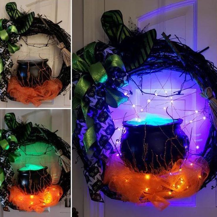 💥Rebajas de Dia de Muertos - 💥🎃 Guirnalda LED de Dia de Muertos🎃