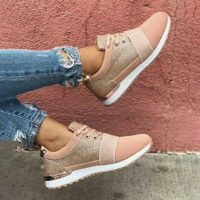 Mocasines De Tacón Bajo Con Cordones