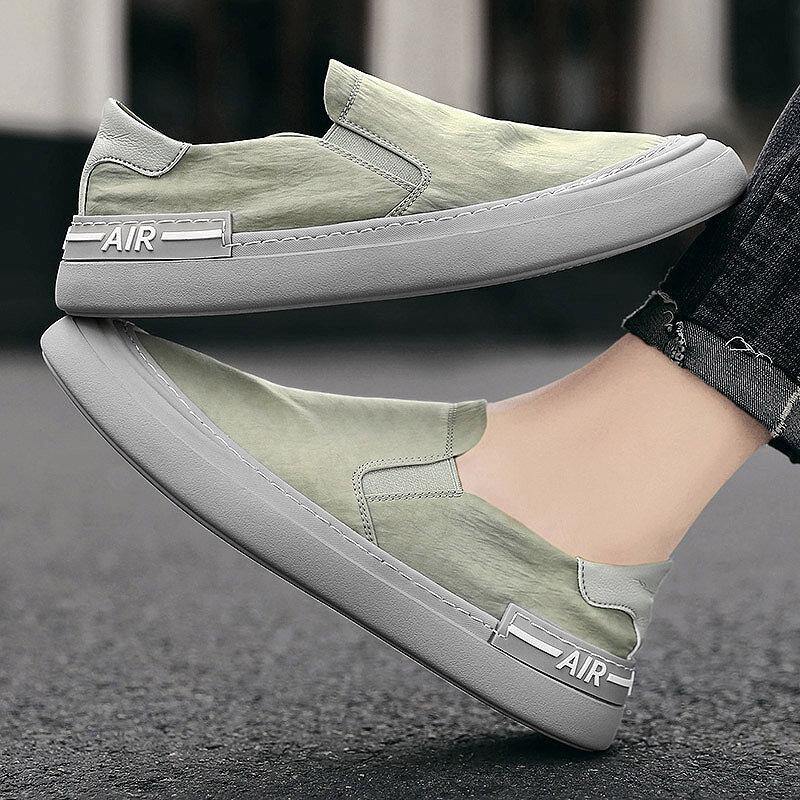 Zapatos de skate transpirables de tela de seda de hielo para hombre - MXbueno