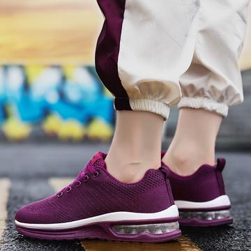 Zapatillas de tenis de plataforma de cojín de aire transpirable populares para hombre y mujer