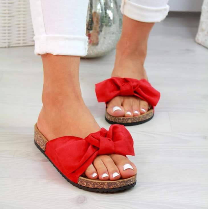 Sandalias con lazo