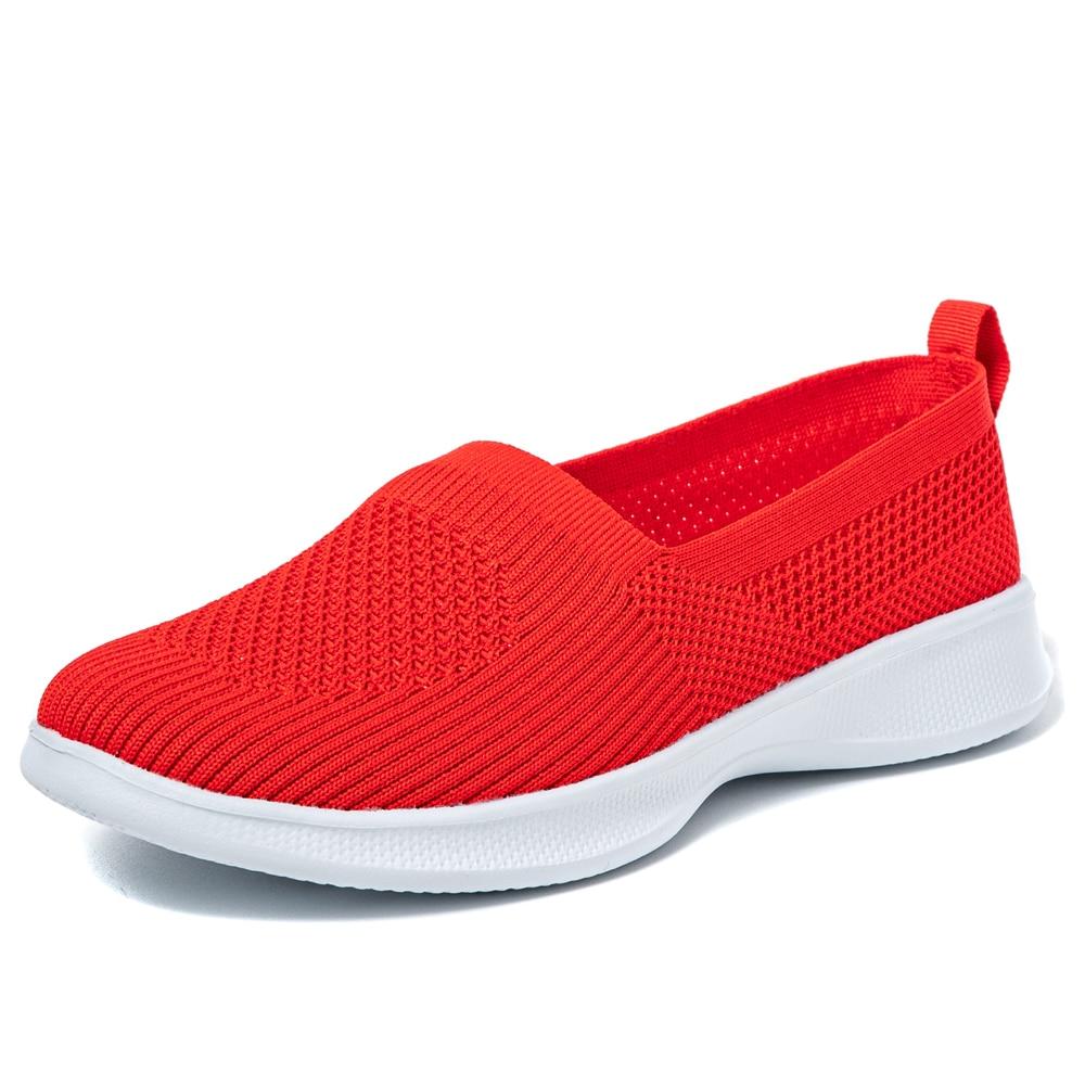 Calzado deportivo ligero y plano para mujer