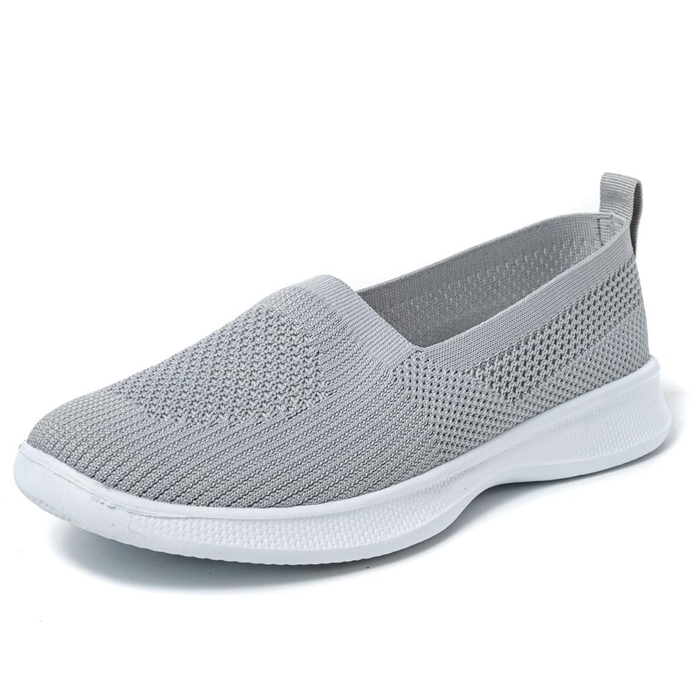 Calzado deportivo ligero y plano para mujer