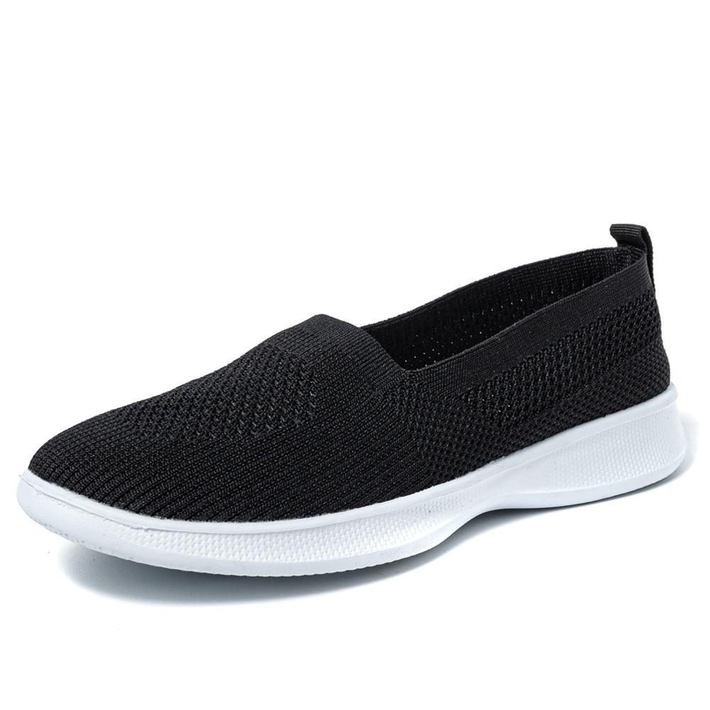 Calzado deportivo ligero y plano para mujer