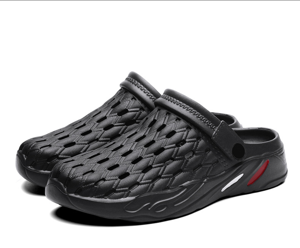 Zapatos de verano Zapatos de gelatina Playa Sandalias de hombre Zapatillas huecas