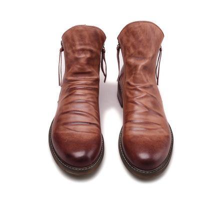 Botas De Hombre Hechas A Mano Antideslizantes - MXbueno