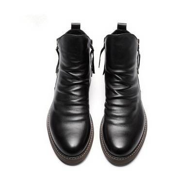 Botas De Hombre Hechas A Mano Antideslizantes - MXbueno