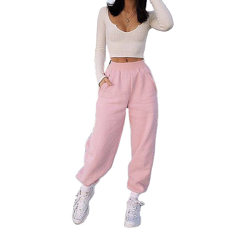 Pantalón Holgado De Felpa