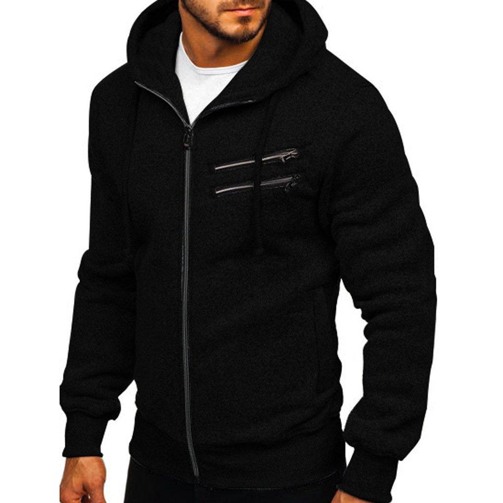 Chaqueta con capucha para hombres agarran un cárdigan de terciopelo - MXbueno