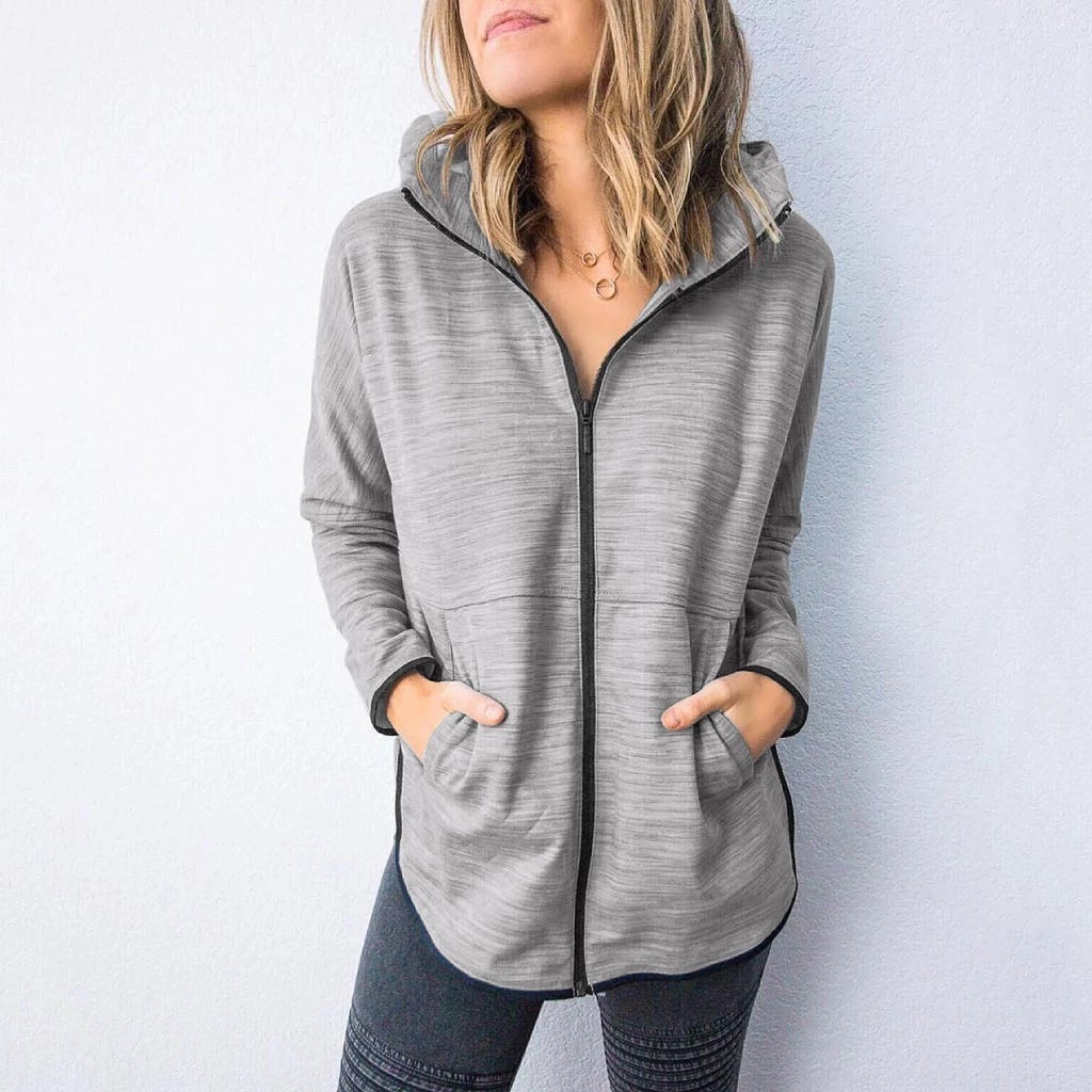 Nueva Chaqueta De Otoño E Invierno Para Mujer, Suéter Superior Deportivo.