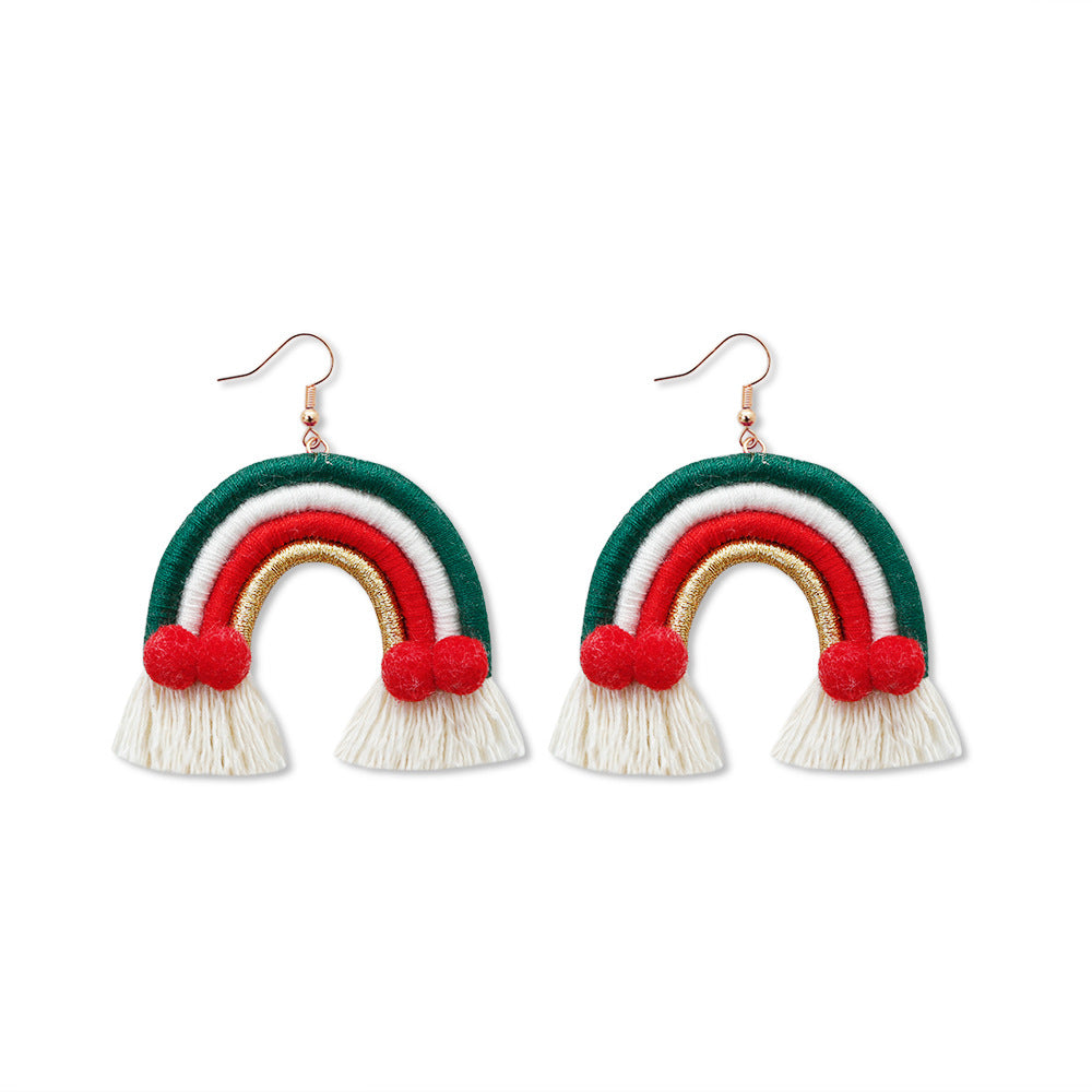 Pendientes De Borla Hechos A Mano, Pendientes Largos De Estilo étnico Retro Europeo Y Americano Para Mujer, Pendientes Personalizados Bohemios, Joyería