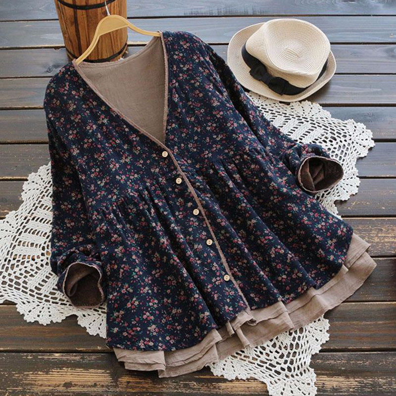Falso Dos Camisas Holgadas De Gran Tamaño