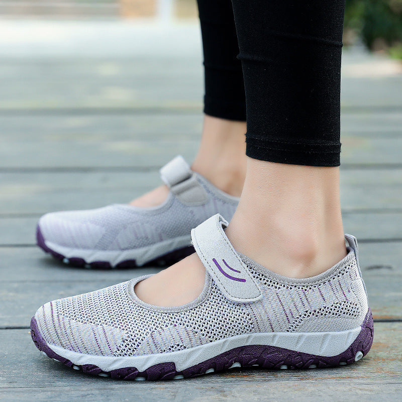 Zapatillas Transpirables Antideslizantes De Suela Blanda
