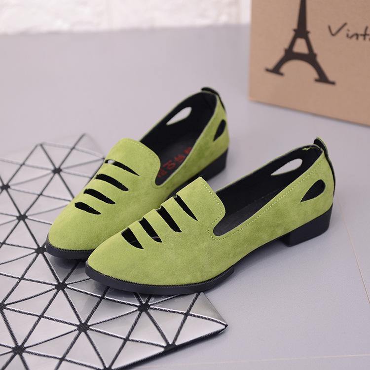 Verano nuevo europeo y americano Zapatos para mujer plana tendencia casual - MXbueno