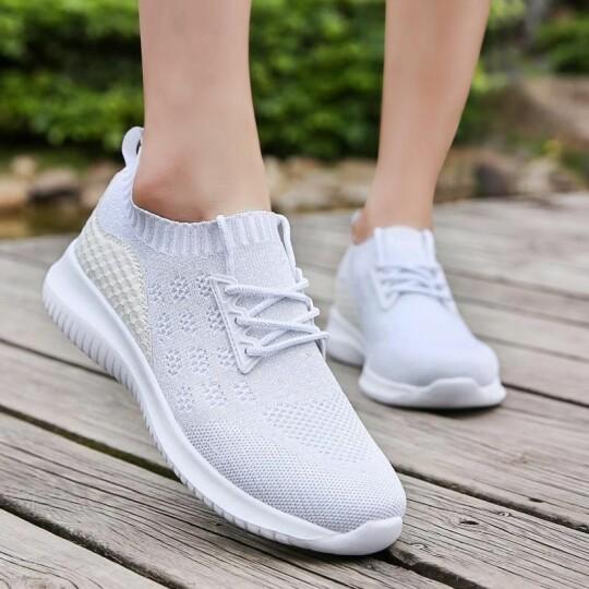 Zapatillas Air Con Plataforma De Malla Ligera Y Antideslizante