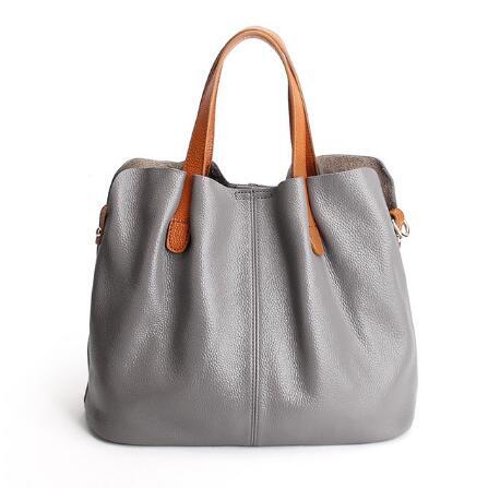 Bolso Shopper De Piel Dos En Uno