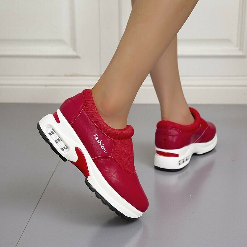 Zapatos Casuales Antideslizantes De Malla De Punto Cómodos Para Caminar