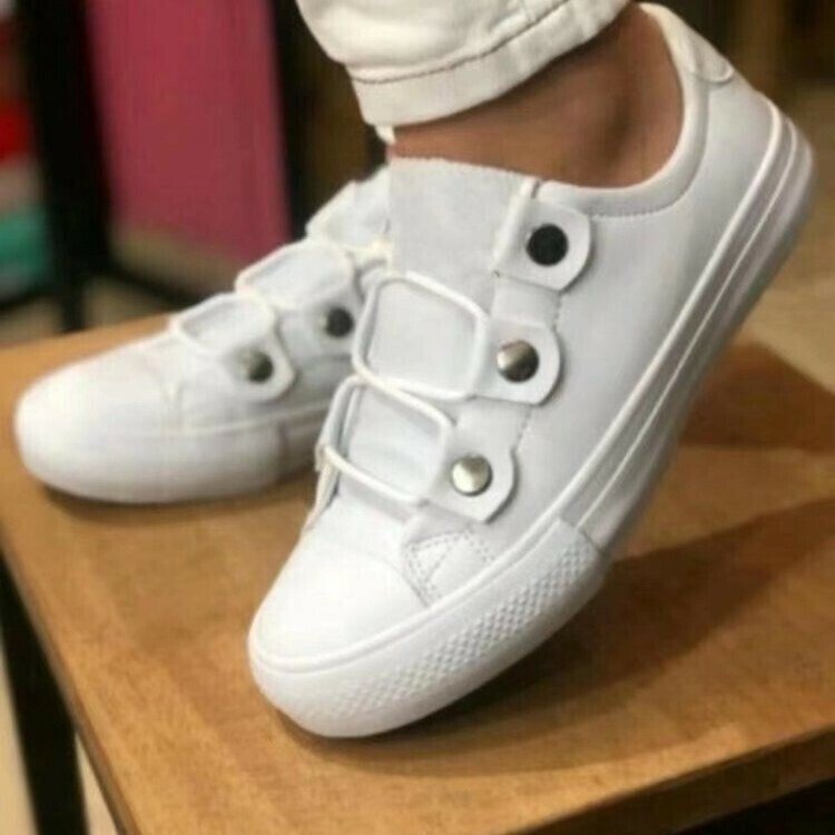 Zapatillas De Mujer Con Punta Redonda Y Fondo Suave