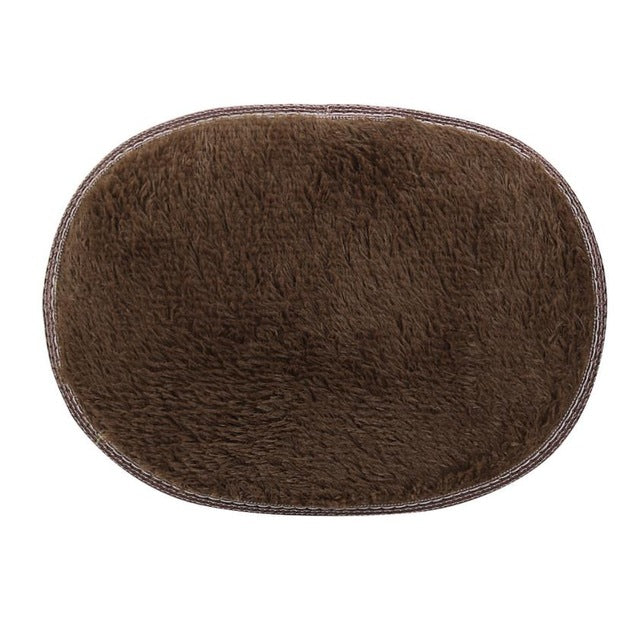 30 * 40cm Antideslizante Mullido Área Shaggy Alfombra Hogar Habitación